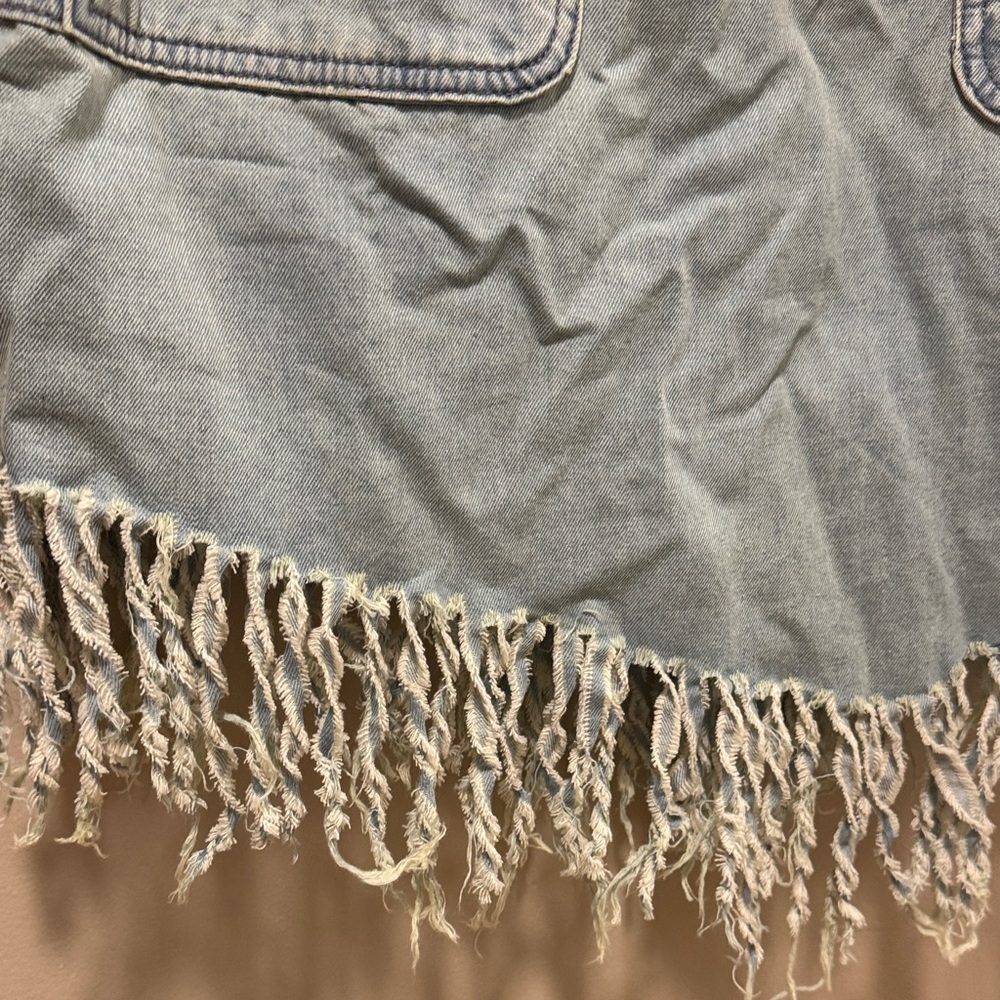 Denim Fringe Dress - Picture 5 of 7